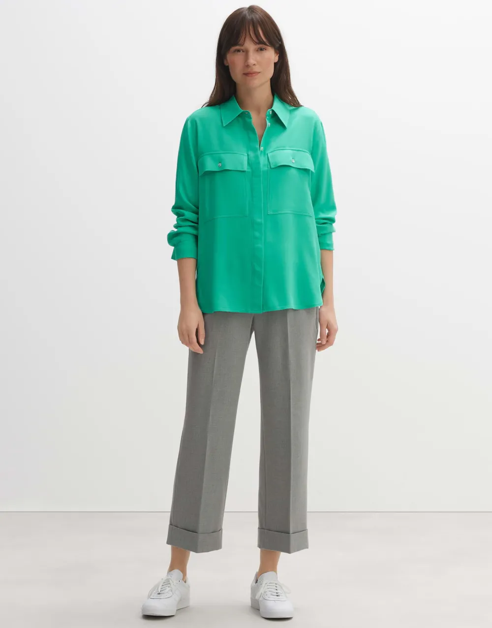 blouse_met_lange_mouwen_falva_0.webp OPUS Fashion Blouse Met Lange Mouwen Falva^ Blouses