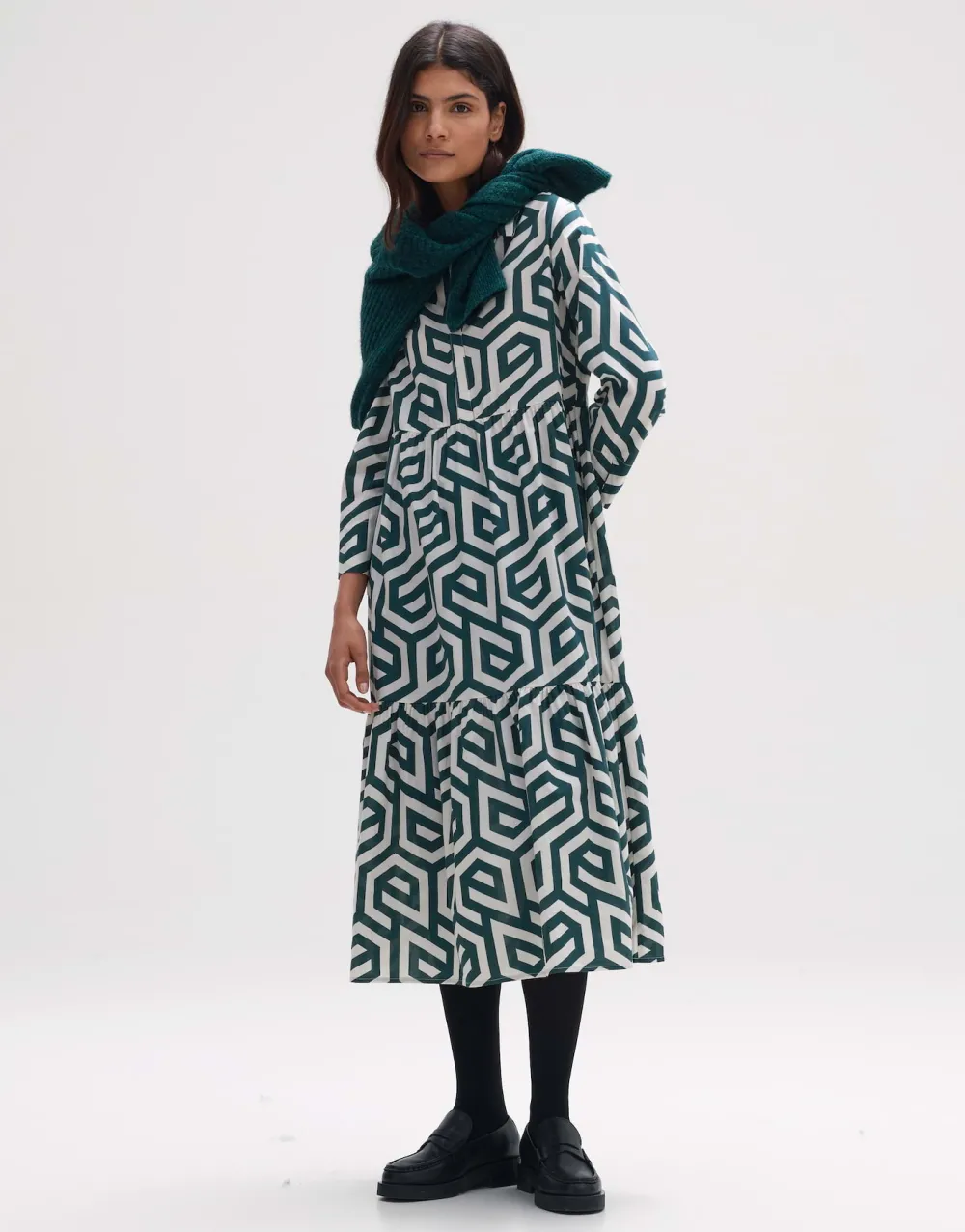 midi_jurk_werano_0.webp OPUS Fashion Midi Jurk Werano^ Jurken & Rokken