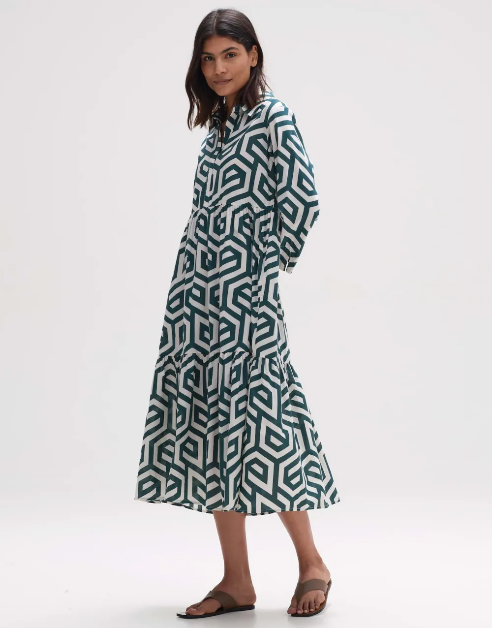 midi_jurk_werano_2.webp OPUS Fashion Midi Jurk Werano^ Jurken & Rokken