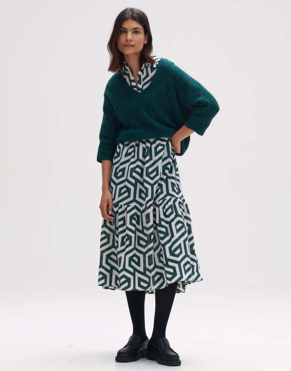 midi_jurk_werano_7.webp OPUS Fashion Midi Jurk Werano^ Jurken & Rokken