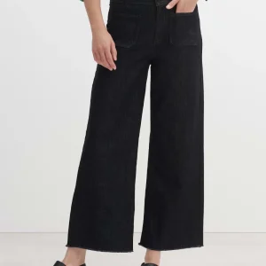 OPUS Fashion Wide Cropped Jeans Macona Black^ Jeans