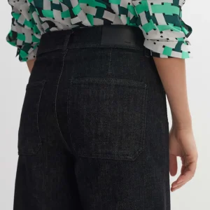 OPUS Fashion Wide Cropped Jeans Macona Black^ Jeans