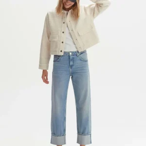 OPUS Fashion Wide Cropped Jeans Malvi Roll-Up^ Jeans