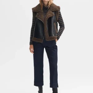 OPUS Fashion Wide Cropped Jeans Mila Slit Blue^ Jeans